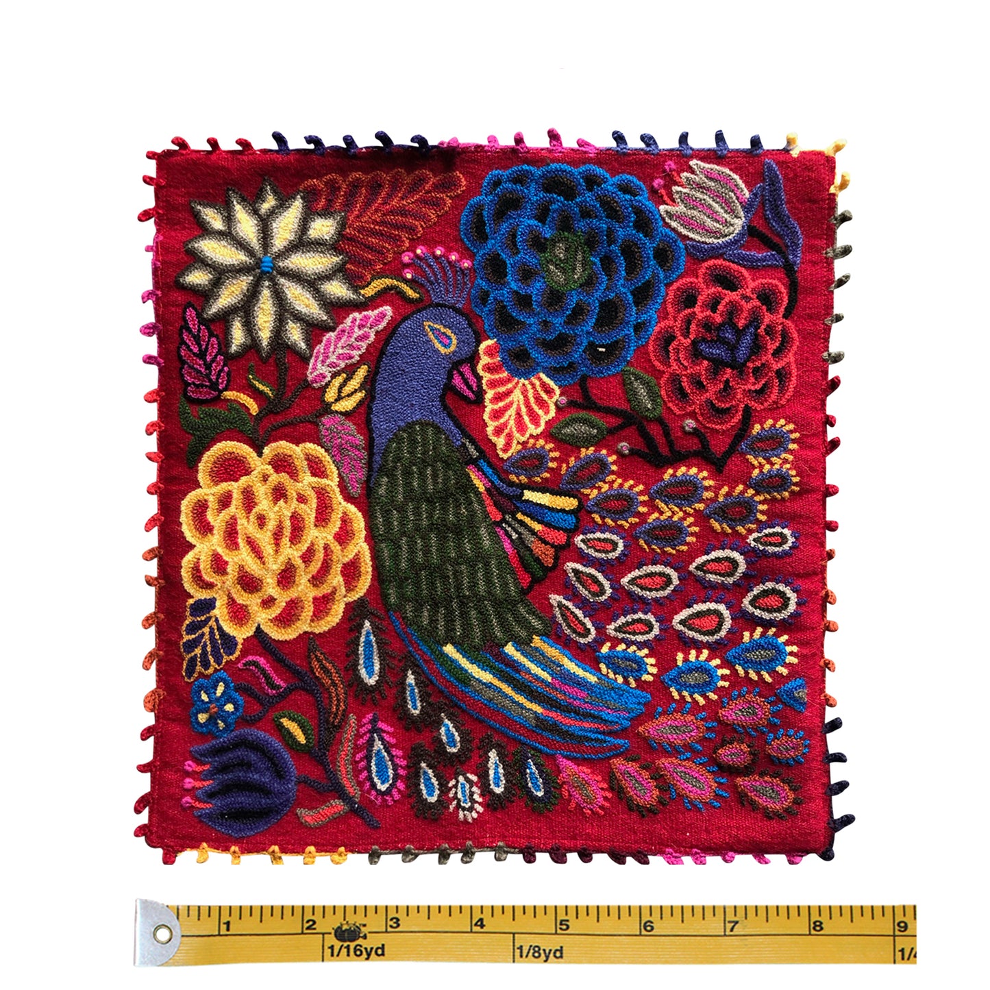 Hand-embroidered decorative pillow cover – SC045A-XL