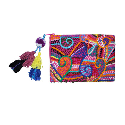 Hand Embroidered Pouch/Cosmetic Bag – PH146